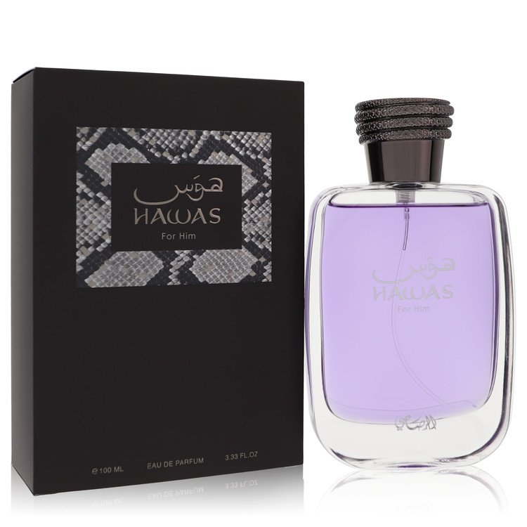 Hawas Cologne by Rasasi Eau De Parfum Spray 3.33 oz for Men - Authentic Fragrance - Discount Men Perfume or Cologne Fragrance